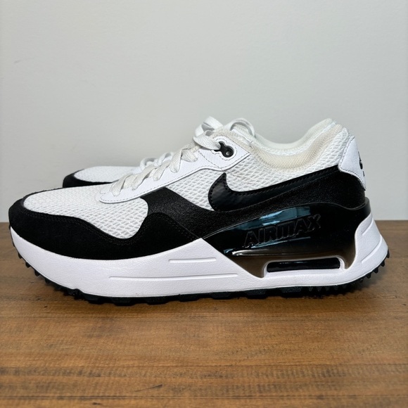 Nike Air Max System Sneakers Shoes Mens Size 8 Black White DM9537-103 - Picture 7 of 7
